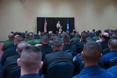 DHS Secretary John Kelly addressing employees in McAllen, Texas