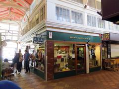 Browns Leather Shop in the Covered Market