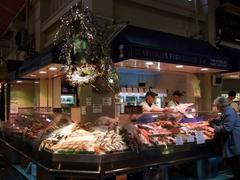 Fishmonger in the Covered Market