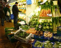 Greengrocer in the Covered Market