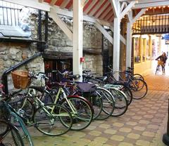 Bicycle stand in the Covered Market