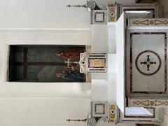 fresco of Saint Lucy in the Church of the Most Holy Sacrament in Alberobello