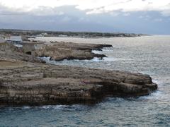 Pietra Piatta monument in Polignano a Mare, Italy