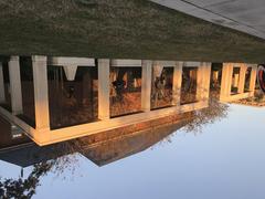 Statue garden in front of Barnett Building at Cummer Museum