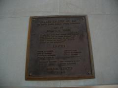 Plaque at Cummer Museum of Art and Gardens in Jacksonville, Florida