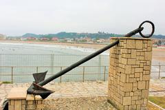 Anchor donated by San Agustín de la Florida at Museo de Anclas in Playa de Salinas