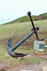 Es Forner sculpture by Lorenzo Roselló at Museo de Anclas in Playa de Salinas