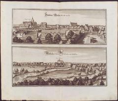 Historic map of Braunschweig and Luneburg by Merian