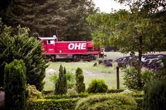 OHE freight train near Benzen