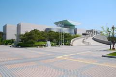 Exterior view of the Daejeon Museum of Art in Sejong, South Korea