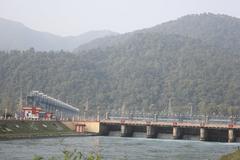 Dakpathar Barrage over the Yamuna River