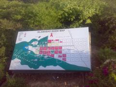 Islamabad Guide Map at Daman-e-Koh