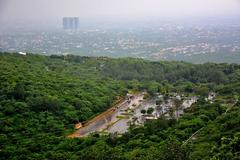 Daman-e-Koh view of lush green Islamabad