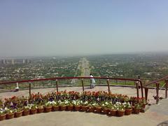 Aerial view of Islamabad from Daman-e-Koh Park