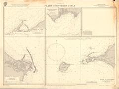 Nautical chart of Plans in Southern Italy