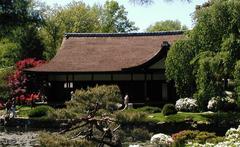 Roof of Shofuso Japanese House and Garden in Fairmount Park, Philadelphia