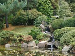 Waterfall at Shofuso Japanese House and Garden in Fairmount Park, Philadelphia