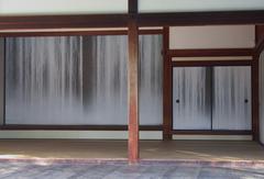 Murals by Japanese painter Senju Hiroshi at Shofuso in Philadelphia