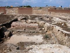 ruins of Serapium in Alexandria, Egypt