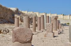 Pompey's Pillar archaeological site in Alexandria 2017