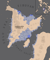 map of the Confederation of Madja-as