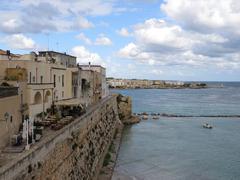 Monument part of cultural heritage in Otranto, Italy