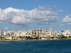 Riviera degli Haethey monument in Otranto, Italy, seen from Lungomare degli Eroi