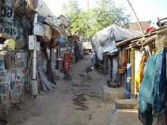 Road leading to Worli Fort in Worli Village