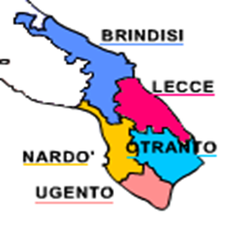 Map of the Ecclesiastical Province of Lecce