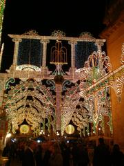 Illuminations at SS. Medici Cosma and Damiano festival in Ugento