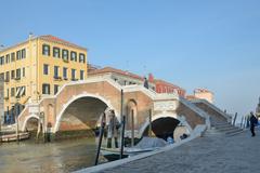 Ponte dei Tre Archi bridge in Venice