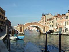 CANALE DI CANAREGIO with Ponte dei Tre Archi in Venice