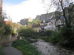 Dean Village in Edinburgh, Scotland