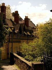 Dean Village attractive houses on Hawthornbank