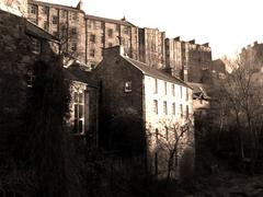 Dean Village in Edinburgh, Scotland