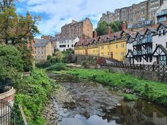 Dean Village in Edinburgh, Scotland