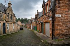 Dean Village in Edinburgh, Scotland