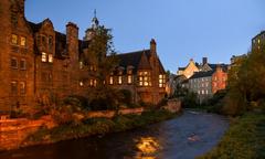 Dean Village at night