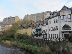 Buildings opposite Well Court, Dean Village