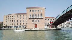 Palace of the Veneto Region and Ponte della Costituzione in Venice