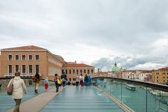 Ponte della Costituzione, a modern arched bridge in Venice