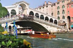 Venice Grand Canal with gondolas