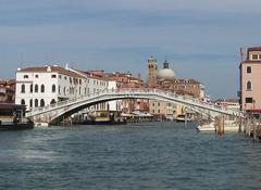 Bridge over the Grand Canal near Santa Lucia Station in Venice