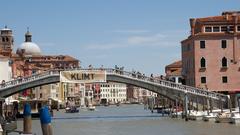 Ponte degli Scalzi bridge over the Grand Canal in Venice