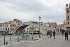 Ponte degli Scalzi bridge on the Canal Grande in Venice