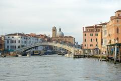 Ponte degli Scalzi bridge on the Canal Grande in Venice