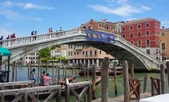 Ponte degli Scalzi on the Grand Canal in Venice