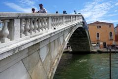 Ponte degli Scalzi over Canal Grande in Venice, Italy