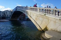 Ponte degli Scalzi over Canal Grande in Venice, Italy