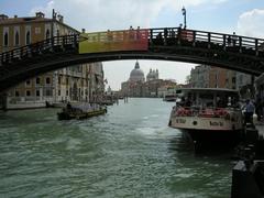 Dorsoduro in Venice with canal and historic buildings